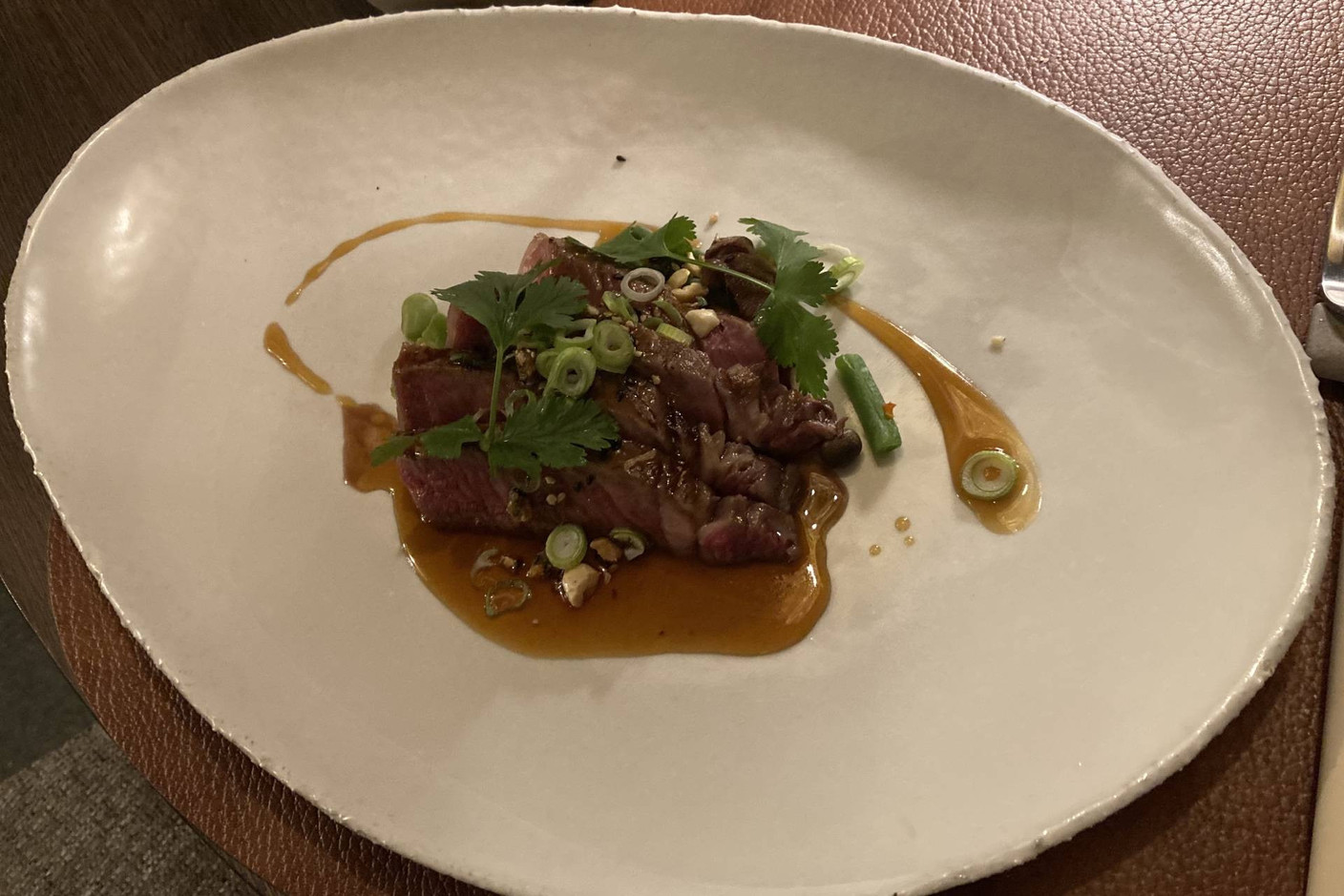 Beef fillet à la Parilla. Photo: Paperjam