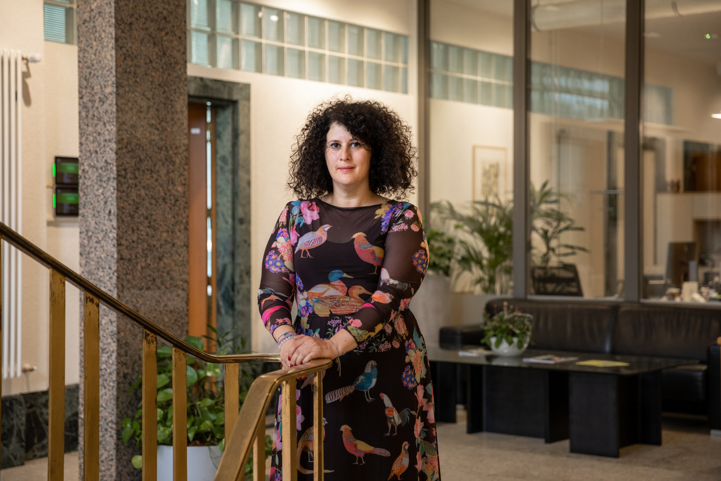 Laura Pregno, pictured, is Differdange alderman for trade and the environment Romain Gamba / Maison Moderne