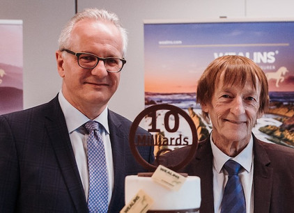 Marc Lauer (CEO de Foyer) et Jean-Louis Courange (CEO de WEALINS) (Crédit: Wealins)