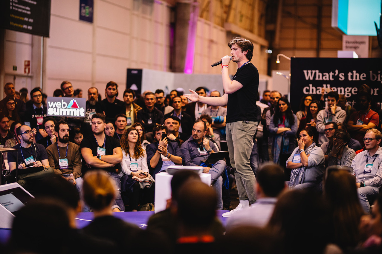 Last year, over 700 startups applied to compete in the Web Summit’s pitch contest. Photo: Web Summit Flickr