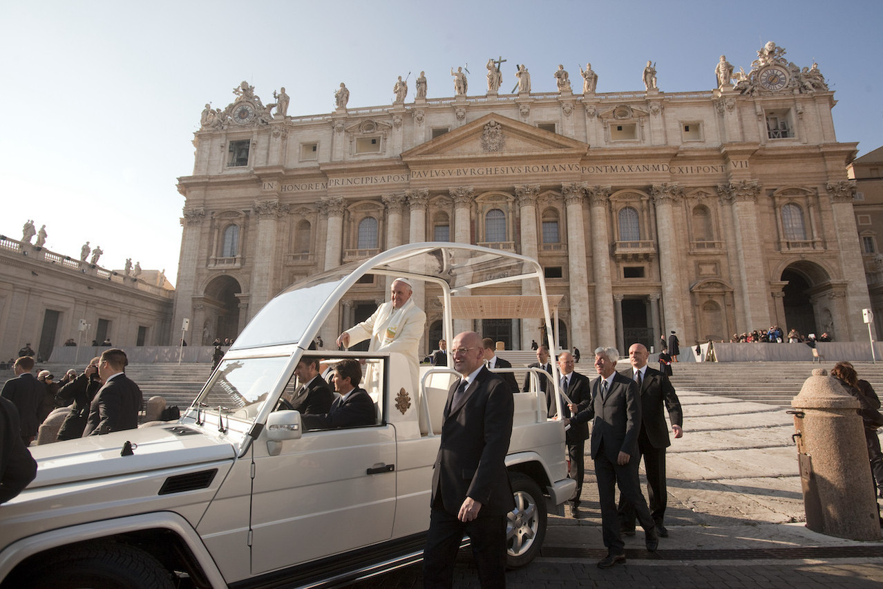 Pope Francis will tour Luxembourg city centre in his pope-mobile on 26 September. Photo: Shutterstock