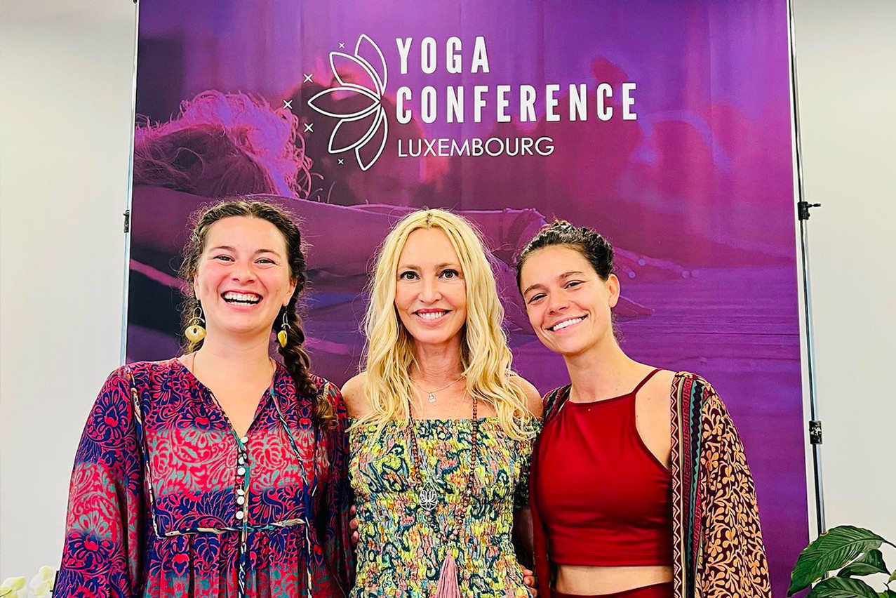 Isabelle Thill (au centre) a lancé la Yoga Conference Luxembourg, événement d’envergure internationale, l’an dernier pour la première édition. (Photo: YCL)