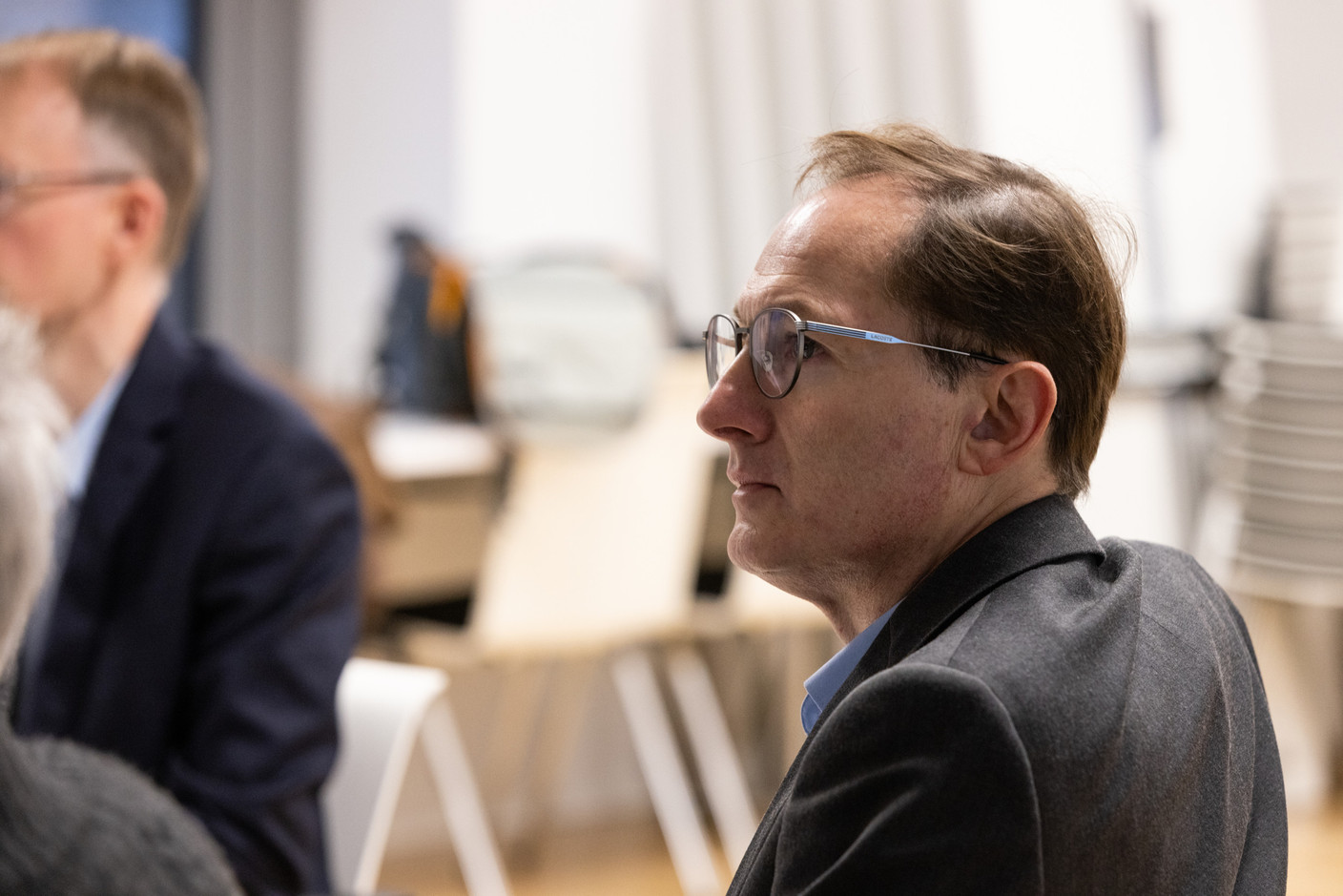 Jean-François Marlière (Marliere & Partners) at the Paperjam+Delano Business Club’s new members breakfast on Wednesday 10 January 2024. Photo: Eva Krins / Maison Moderne