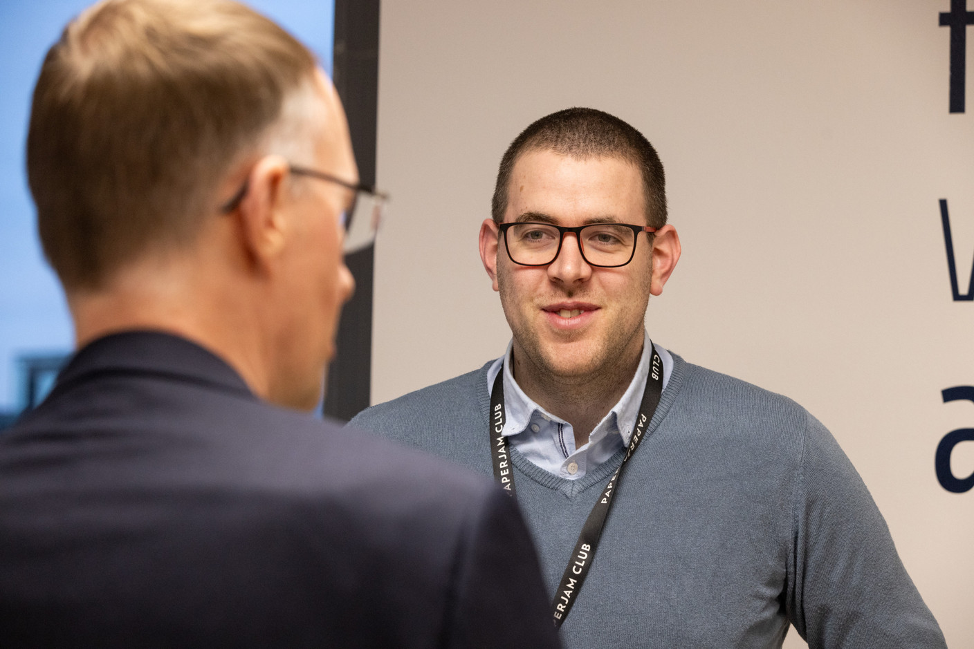 Sébastien Dejardin (Dejardin Consulting) at the Paperjam+Delano Business Club’s new members breakfast on Wednesday 10 January 2024. Photo: Eva Krins / Maison Moderne