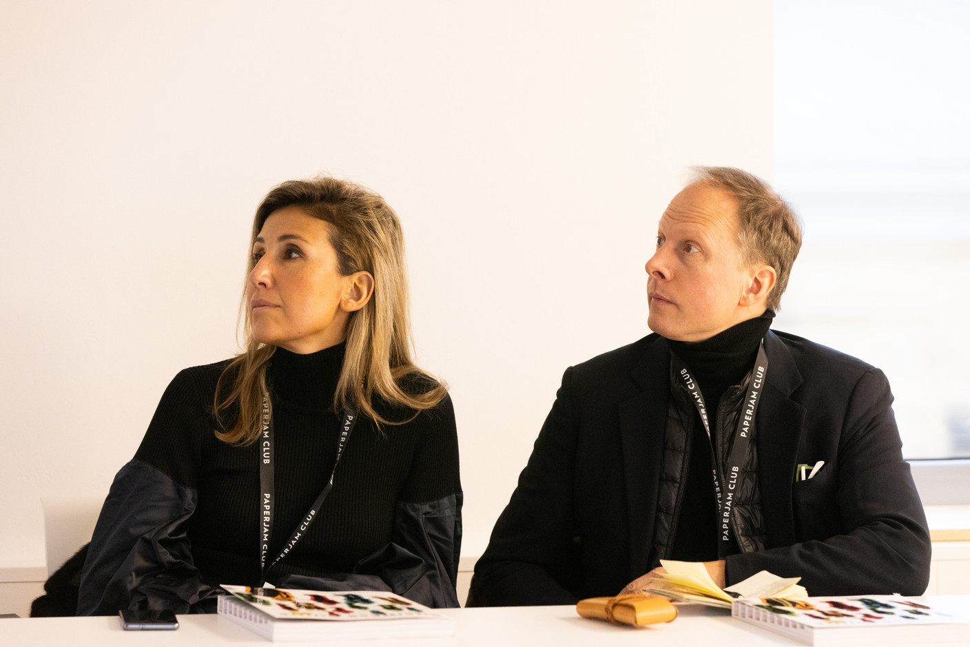 Ayten Mirzoyeva and Thomas Schinko (Vasconi Architectes by Thomas Schinko) at the Paperjam+Delano Business Club’s new members breakfast on Wednesday 10 January 2024. Photo: Eva Krins / Maison Moderne