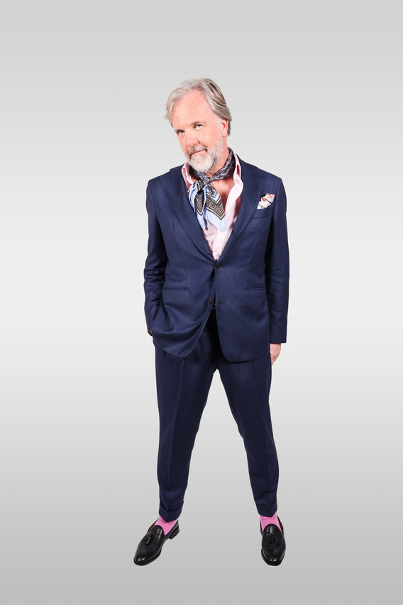Monokel Berlin made-to-measure suit, shirt and shoes. Photo: Marie Russillo/Maison Moderne