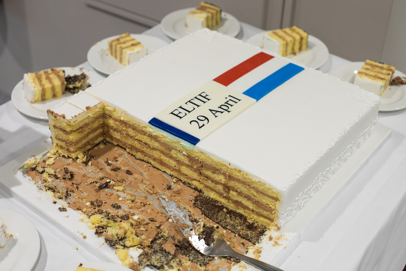 Delano can confirm that the cake was very tasty. Photo: Matic Zorman / Maison Moderne