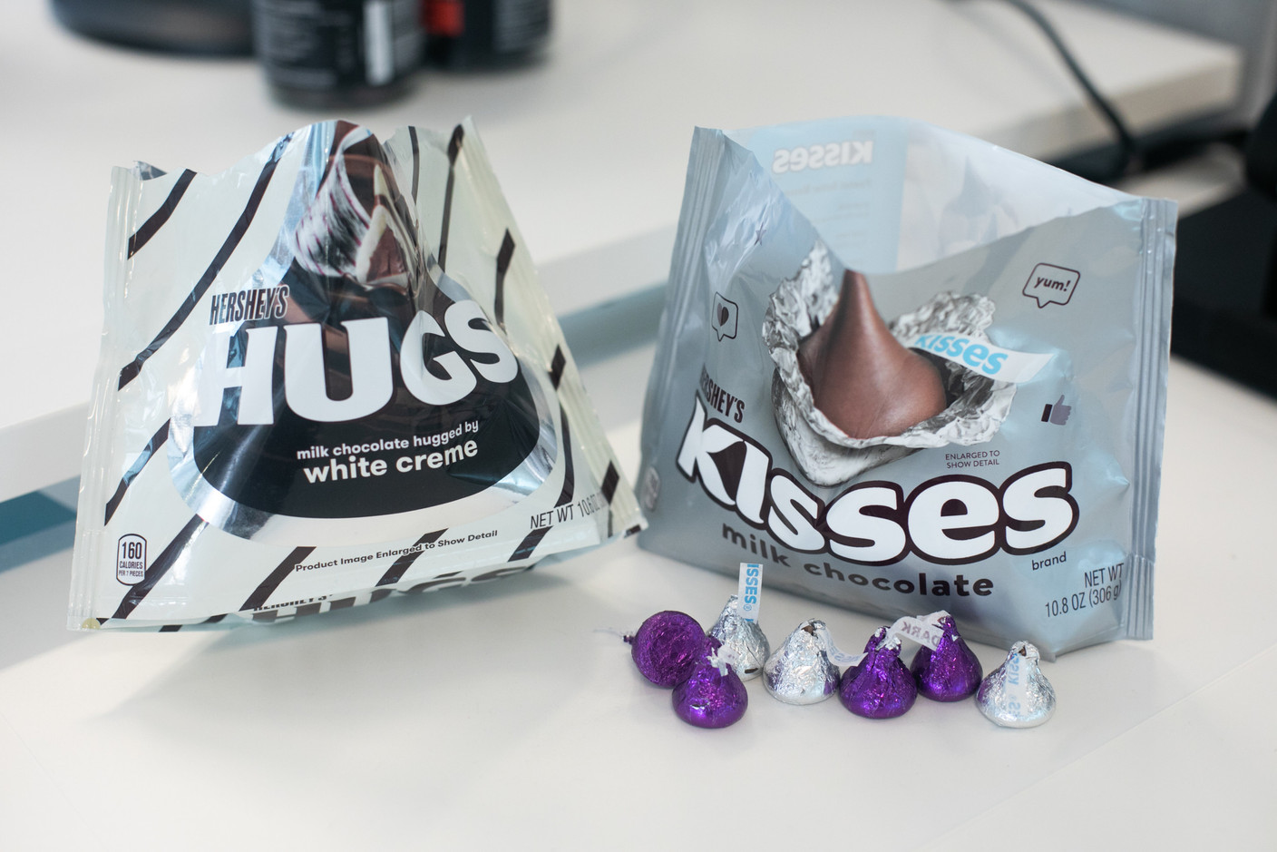 This bag of Hershey’s Kisses, a favourite of American children of all ages, was a gift from a co-worker. Photo: Matic Zorman