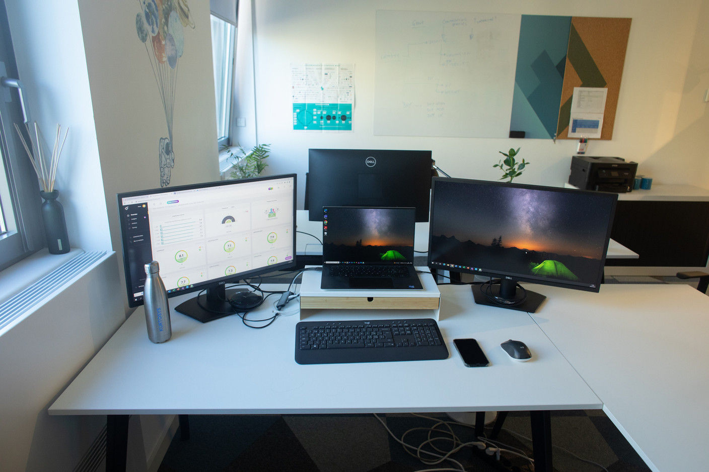 Lee Godfrey’s desk in its natural state. Photo: Matic Zorman/Maison Moderne