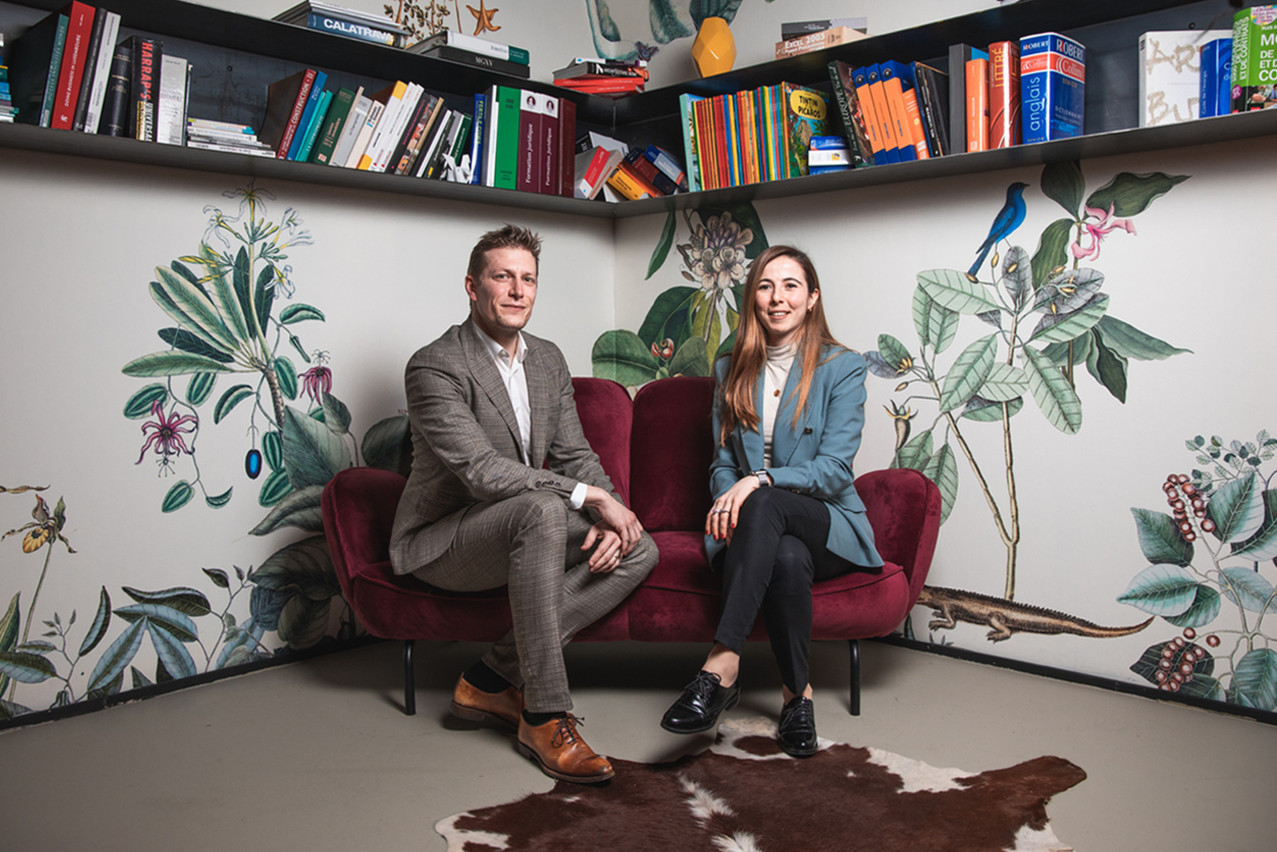 Julien Pillot Head of Office Agency (left), and Demet Karayer Project Manager INOWAI (right). Maison Moderne