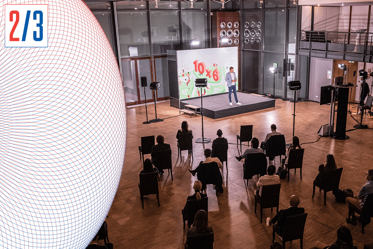 Louis Scholtès, Chef Exécutif Hôtel Meliá Luxembourg, lors du 10x6 Talents. Crédit: Maison Moderne