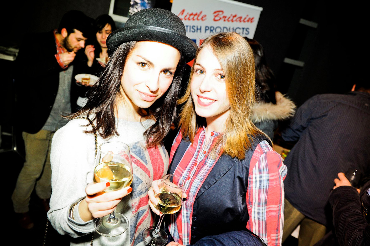 2012: Aysen Calli and Irene De Muur are seen during Delano’s UK-themed 1st anniversary party, “London Calling”, at Marx Bar. Maison Moderne archives