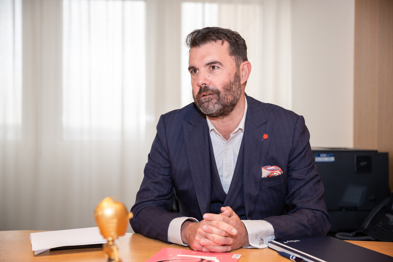 Pierre-Olivier Rotheval shares the many technological and quirky items he has collected as head of innovation at Banque Internationale à Luxembourg. Photo: Romain Gamba/Maison Moderne