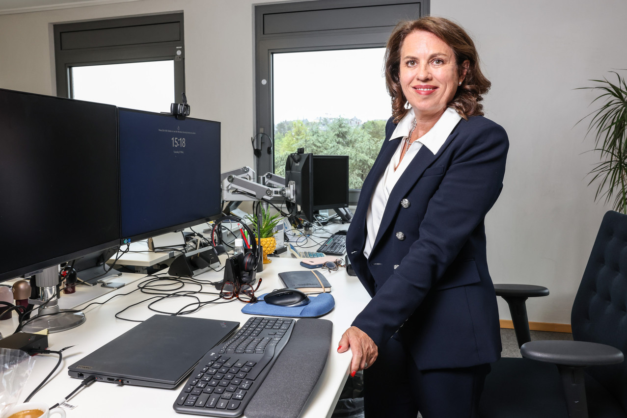 Jill Griffin is head of Luxembourg business at Columbia Threadneedle Investments EMEA APAC. Photo: Marie Russillo / Maison Moderne