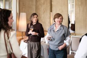Virginie Correia (Loyens & Loeff) et Nathalie Fossoud (Mudam). (Photo : Jan Hanrion / Paperjam)