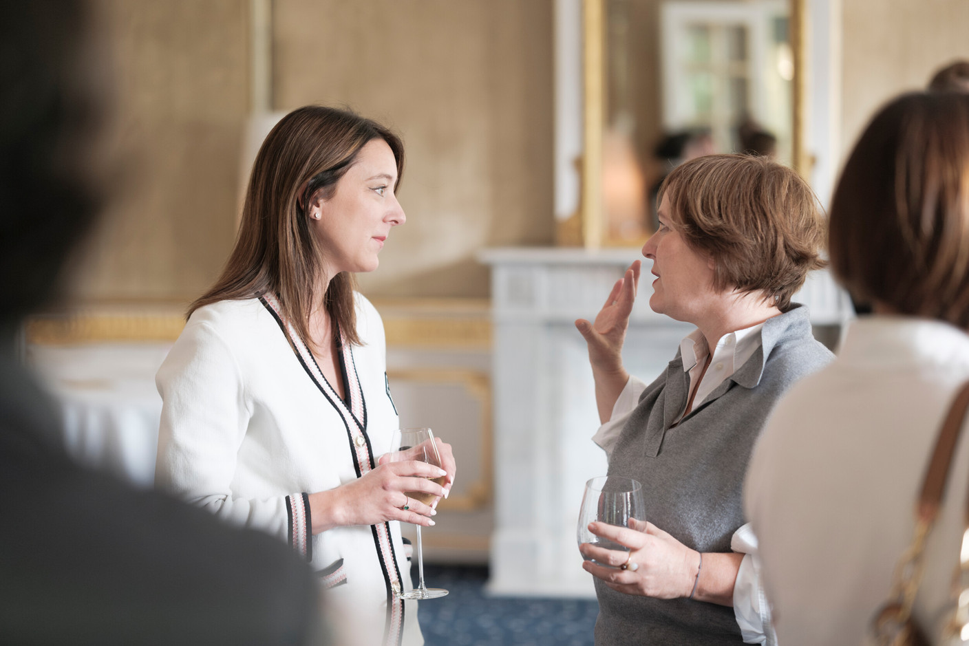 Amélie Favreau (LNDS) et Nathalie Fossoud (Mudam). (Photo : Jan Hanrion / Paperjam)