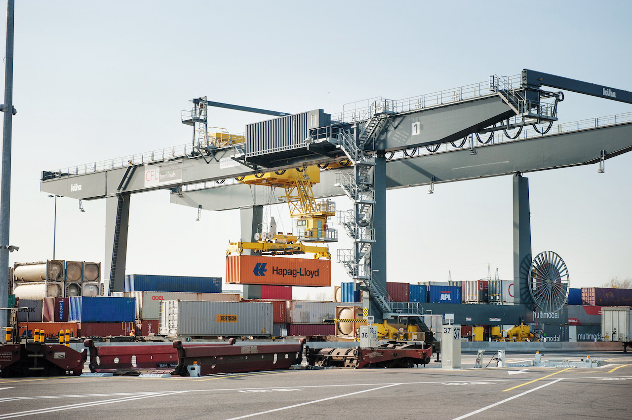 The CFL intermodal terminal at Bettembourg is a key supply chain hub connecting much of Europe. LaLa La Photo