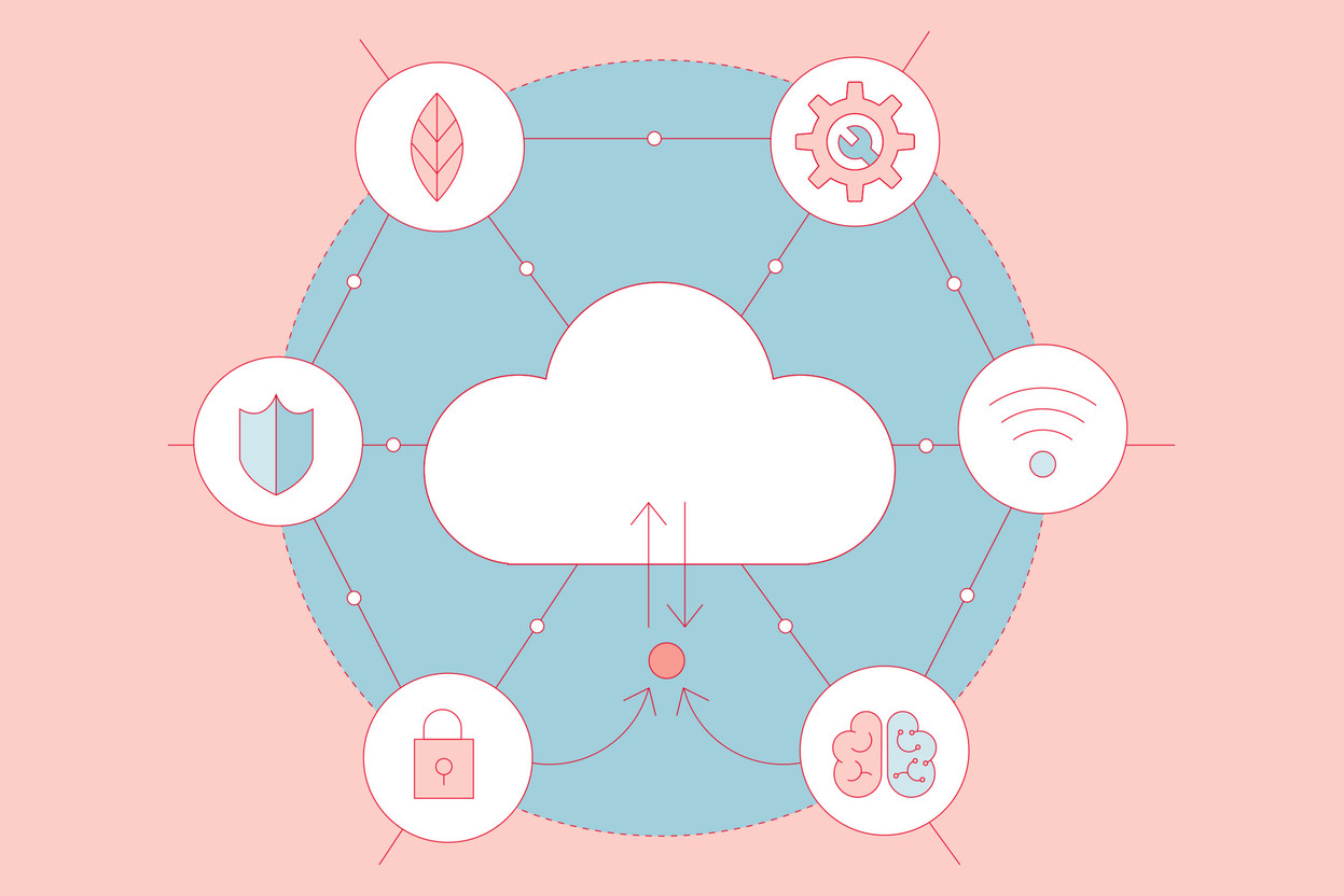Define your cloud strategy Illustration : Maison moderne