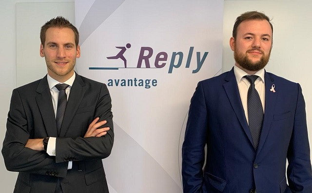 From the left, Corentin Deprez (Manager) and Olivier Bourdouxhe (Senior Consultant) Avantage Reply