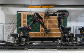 The structural components of the building were manufactured in Foetz before being assembled on site in Esch-sur-Alzette. (Photo: Leko Labs)
