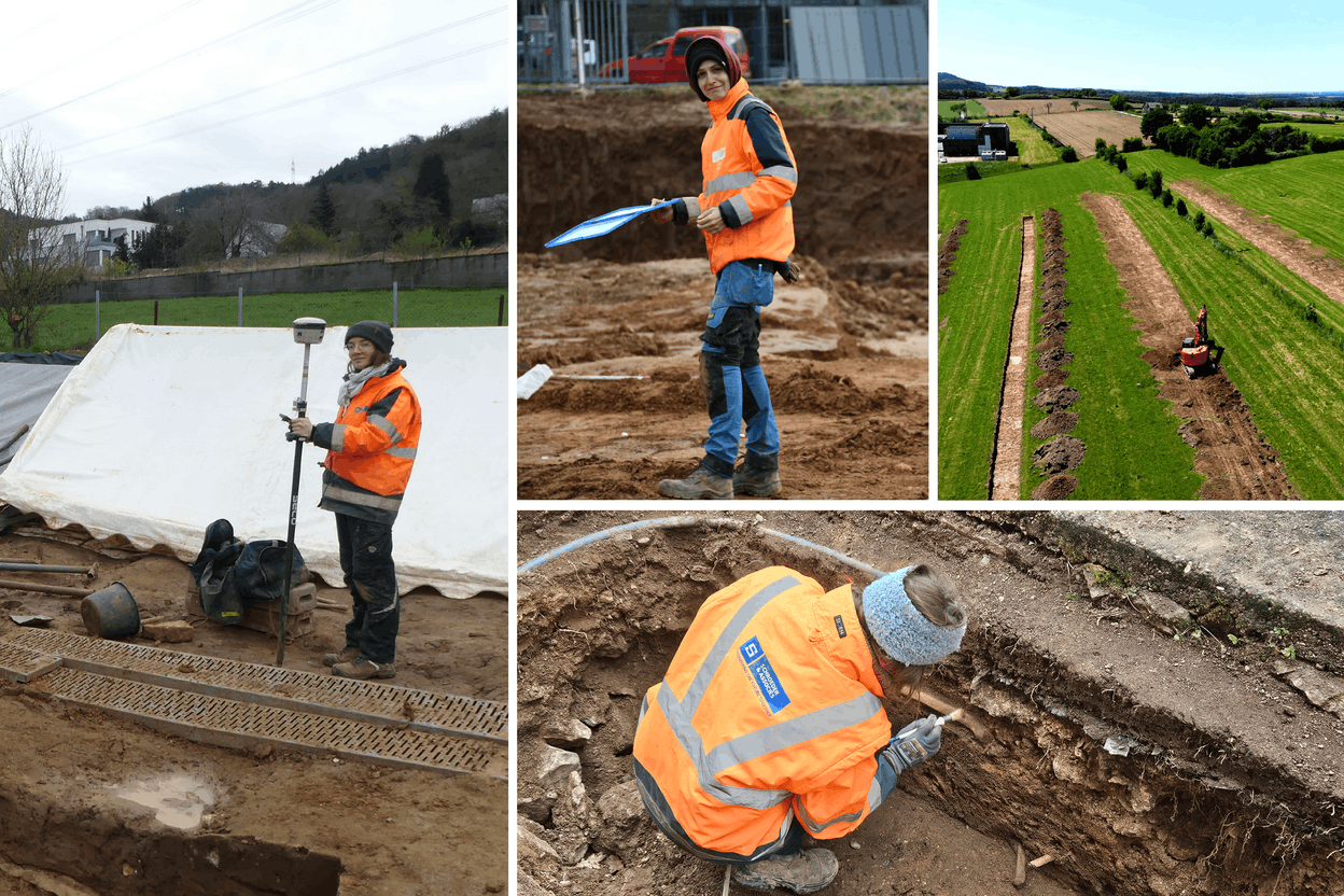 Lise Lefèvre, Emily Thiry and Cécile Chabot are part of the newly formed archaeological team at Schroeder & Associés. Schroeder & Associés