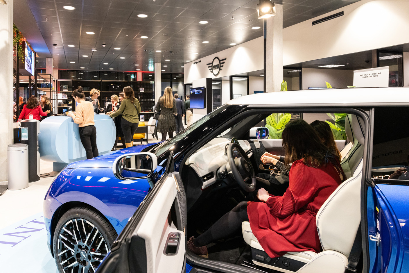 The Paperjam+Delano Business Club’s ‘Let’s Taste: Wow’ event took place at the Mini dealership in Cloche d’Or on Thursday 25 January 2024. Photo: Marie Russillo/Maison Moderne