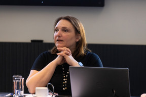 Sylvie Leick (BDO) at the Paperjam Club’s workshop day held at Neimënster Abbey, 8 April 2025. Photo: Eva Krins/Maison Moderne