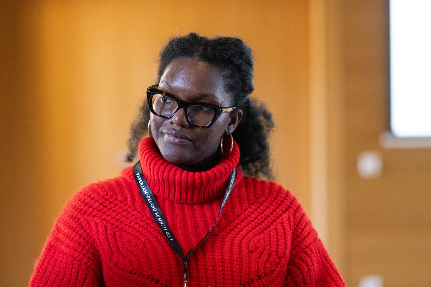 Julia Amusan (Hello Vocation) at the Paperjam Club’s workshop day held at Neimënster Abbey, 8 April 2025. Photo: Eva Krins/Maison Moderne