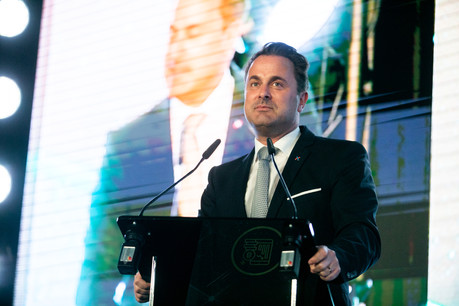 Sur la scène de l’ICT Spring, le Premier ministre Xavier Bettel a surtout invité les Européens à prendre part aux élections européennes de dimanche. (Photo: Edouard Olszewski)