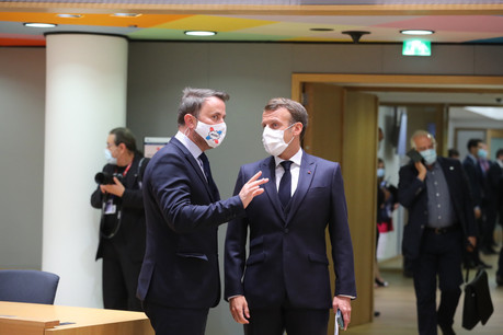 Emmanuel Macron et Xavier Bettel se sont rencontrés jeudi et vendredi derniers lors du sommet européen. (Photo: European Union/archives)