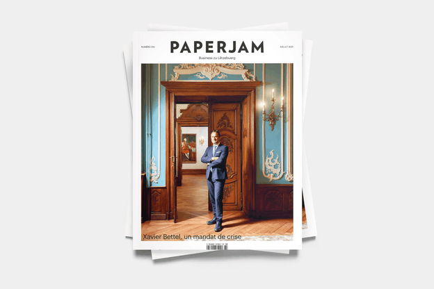 Xavier Bettel, en couverture du numéro de juillet de Paperjam. (Photo: Andrés Lejona/Maison Moderne)
