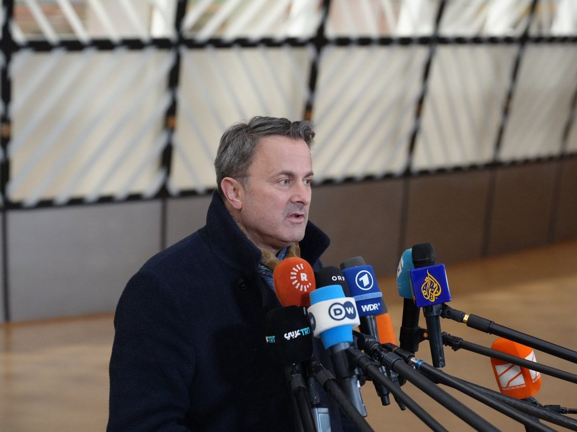 Xavier Bettel reacted on Thursday 29 January to statements by Ukrainian President Volodymyr Zelensky, who raised the possibility of Ukraine joining the European Union in 2027. Photo: MAE Luxembourg