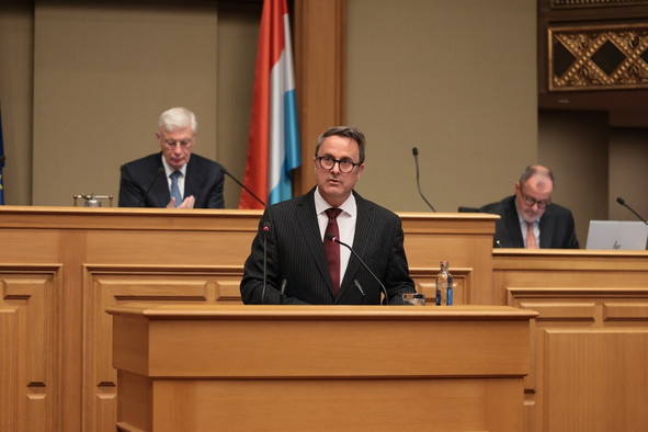 The diversification of Luxembourg’s partnerships and the defence of respect for international law were the main themes of the Foreign Minister’s address to Members of Parliament. (Photo: Chambre des députés)
