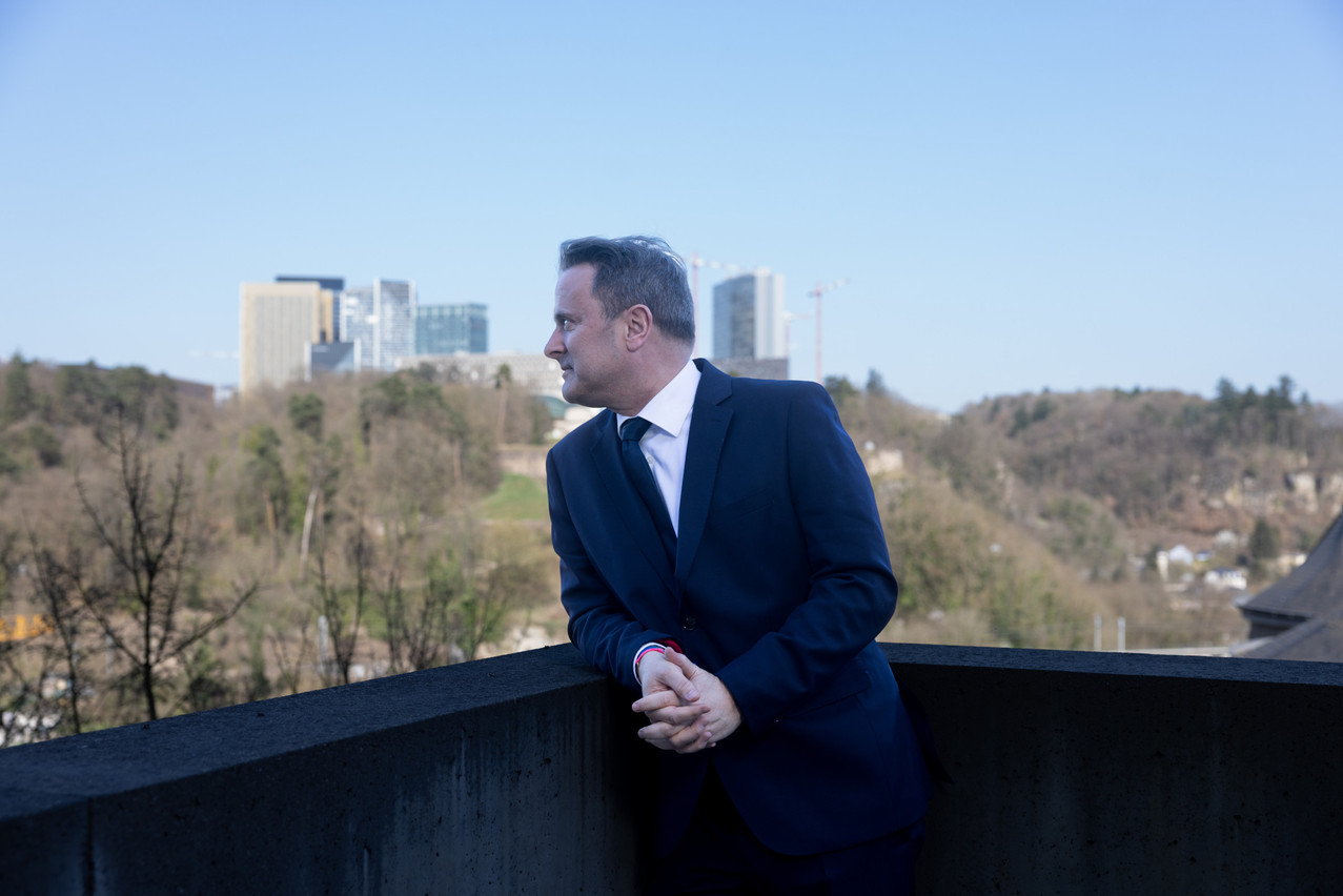 For Xavier Bettel, the time has come for the European continent to take its destiny into its own hands. Photo: Eva Krins/Maison Moderne