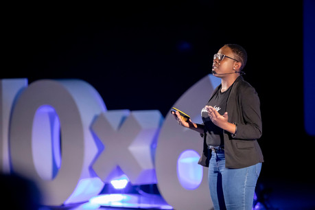 Nora Tchassem (Université de Luxembourg) (Photo: Jan Hanrion et Patricia Pitsch / Maison Moderne)
