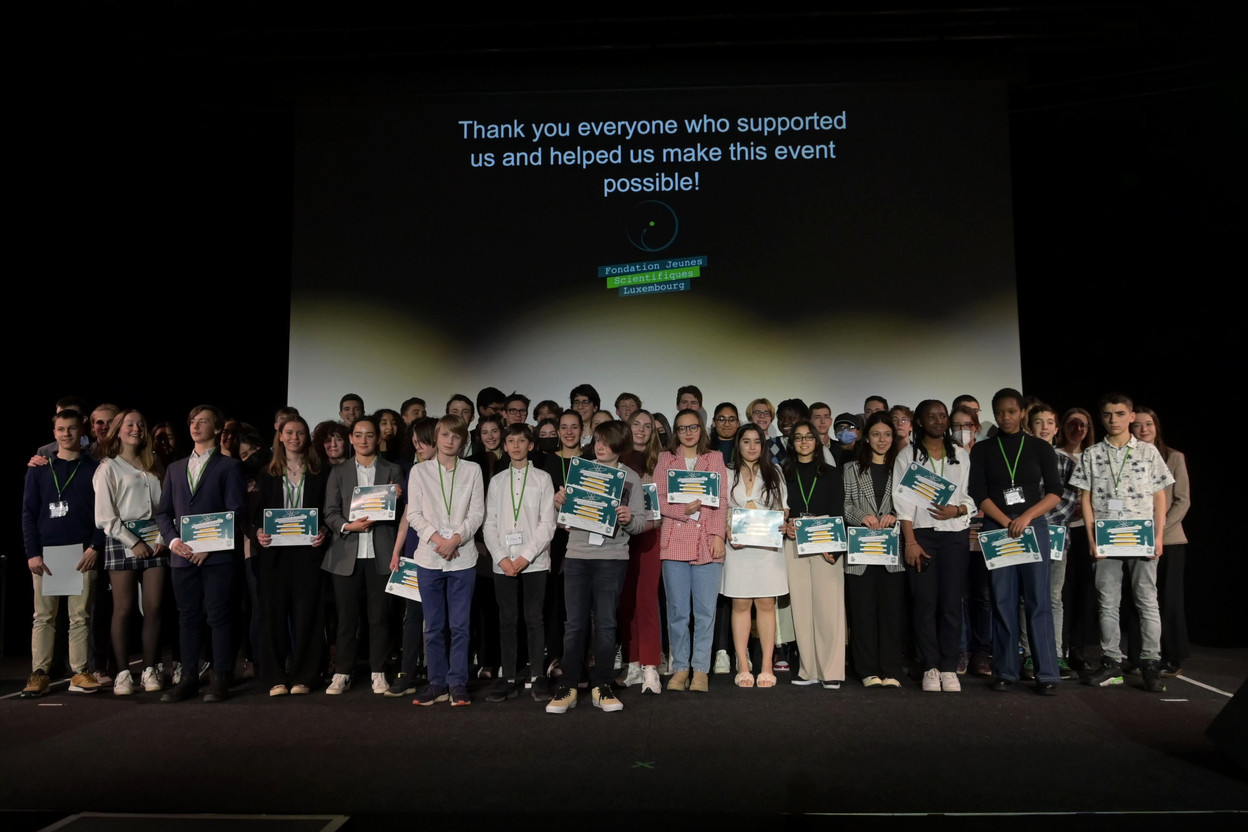 61 teenagers divided into 41 teams participated in this year’s youth science competition Photo: Fondations Jeunes Scientifiques Luxembourg