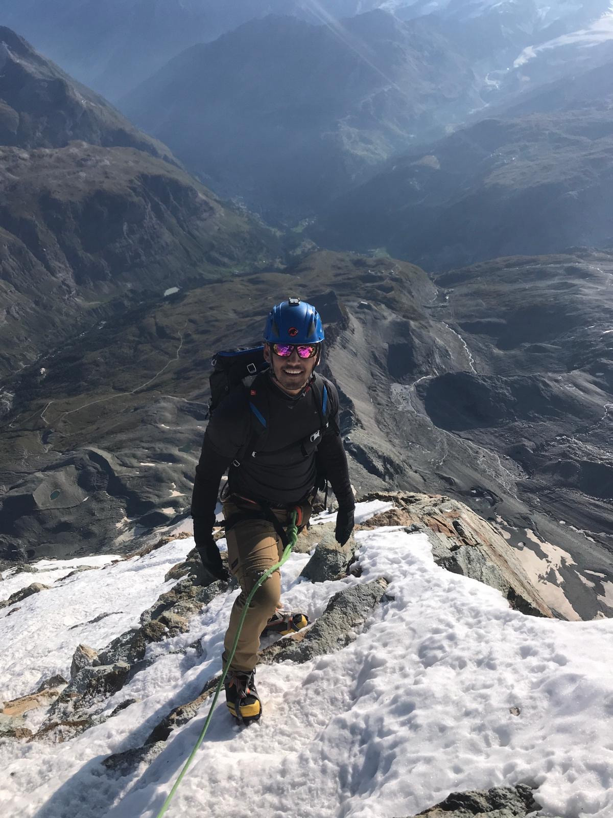  Matthew Pace, the youngest Maltese to climb Matterhorn, plans on conquering Mount Kilimanjaro and Mont Blanc next.   Daniel Lichy