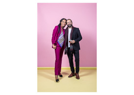 Jana Degrott (PowHer) and Gabriel Boisante (Mama Boys). Photo: Eva Krins/Maison Moderne