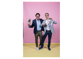 Anthony Buillas (Hubfinance) on the left. Photo: Eva Krins/Maison Moderne