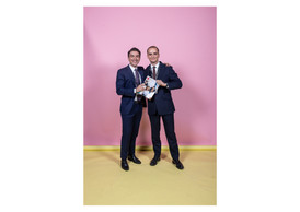 Alessio Pichierri and Lars Hilgert (Spuerkeess). Photo: Eva Krins/Maison Moderne