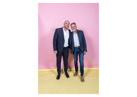 Mohamed Aoun (M&A Finance Studio) and Olivier Noblot (Masselotte). Photo: Eva Krins/Maison Moderne