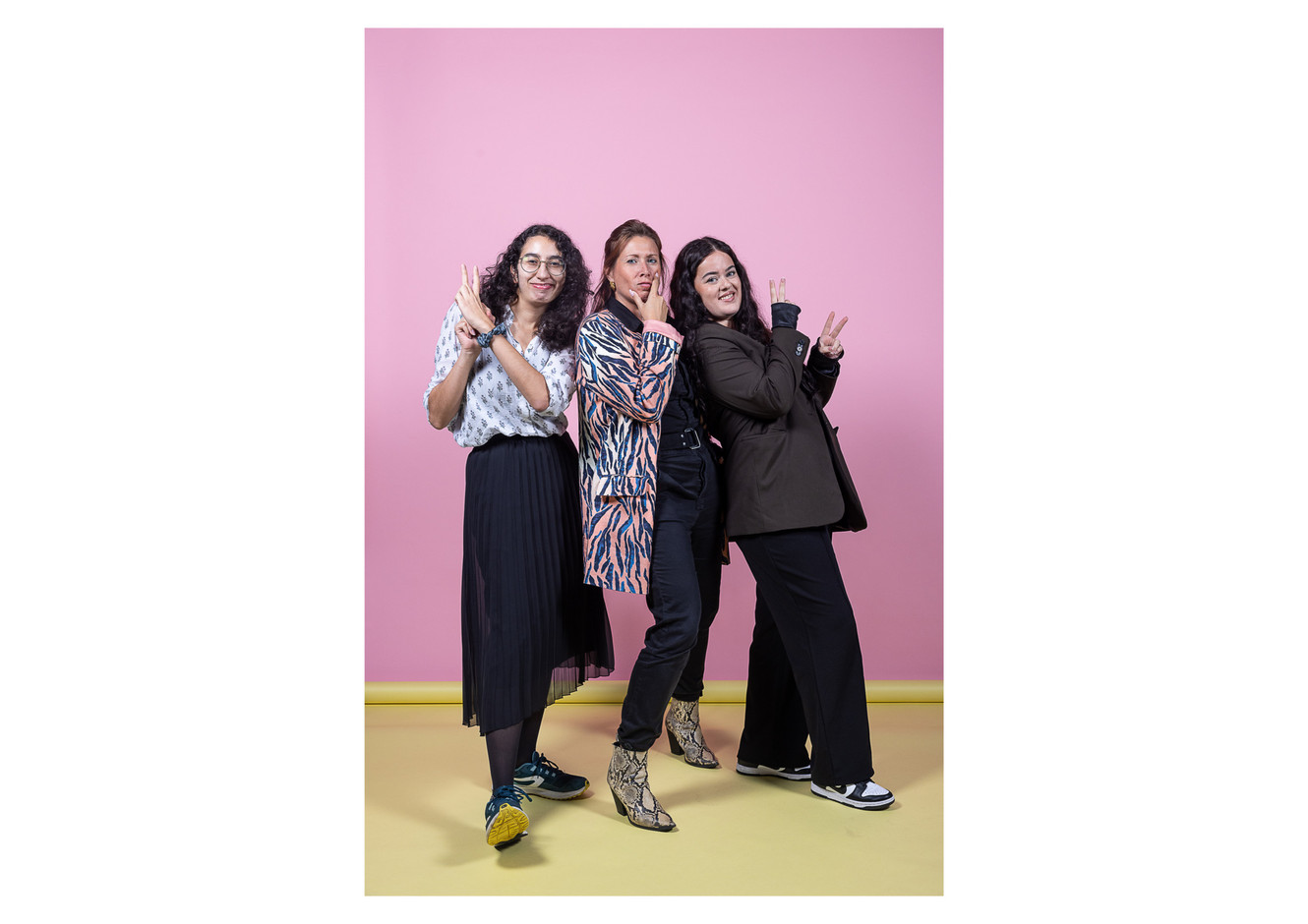 Asma Mezghani, Stéphanie Kitoskis and Héloïse Anizet (Paperjam Club). Photo: Eva Krins/Maison Moderne