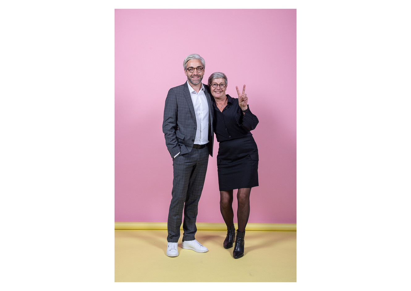 Pierre-Alexis Quirin and Nathalie Bourdeau (Maison Moderne). Photo: Eva Krins/Maison Moderne