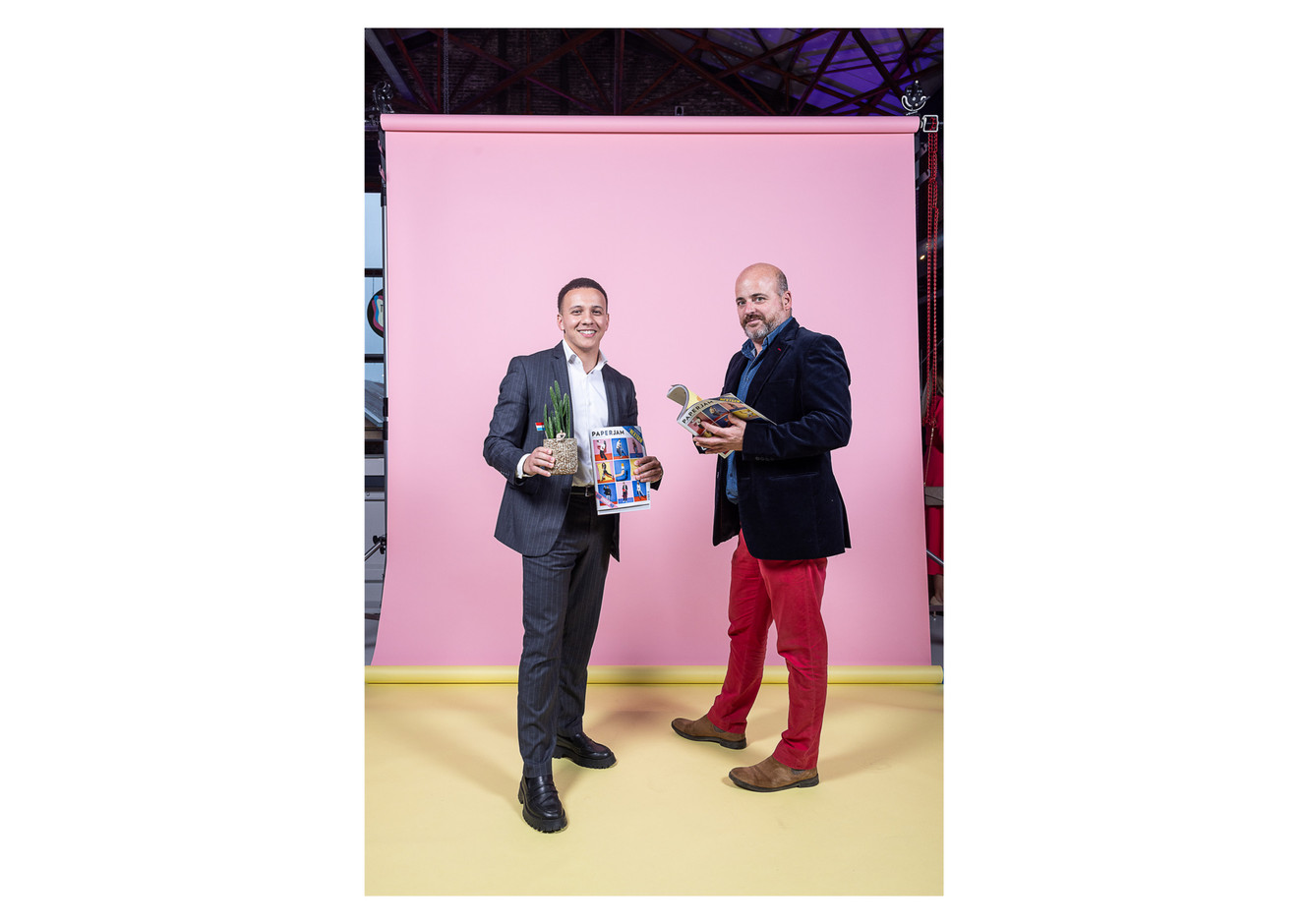 Ryane Charchour (Maison Moderne) on the left. Photo: Eva Krins/Maison Moderne