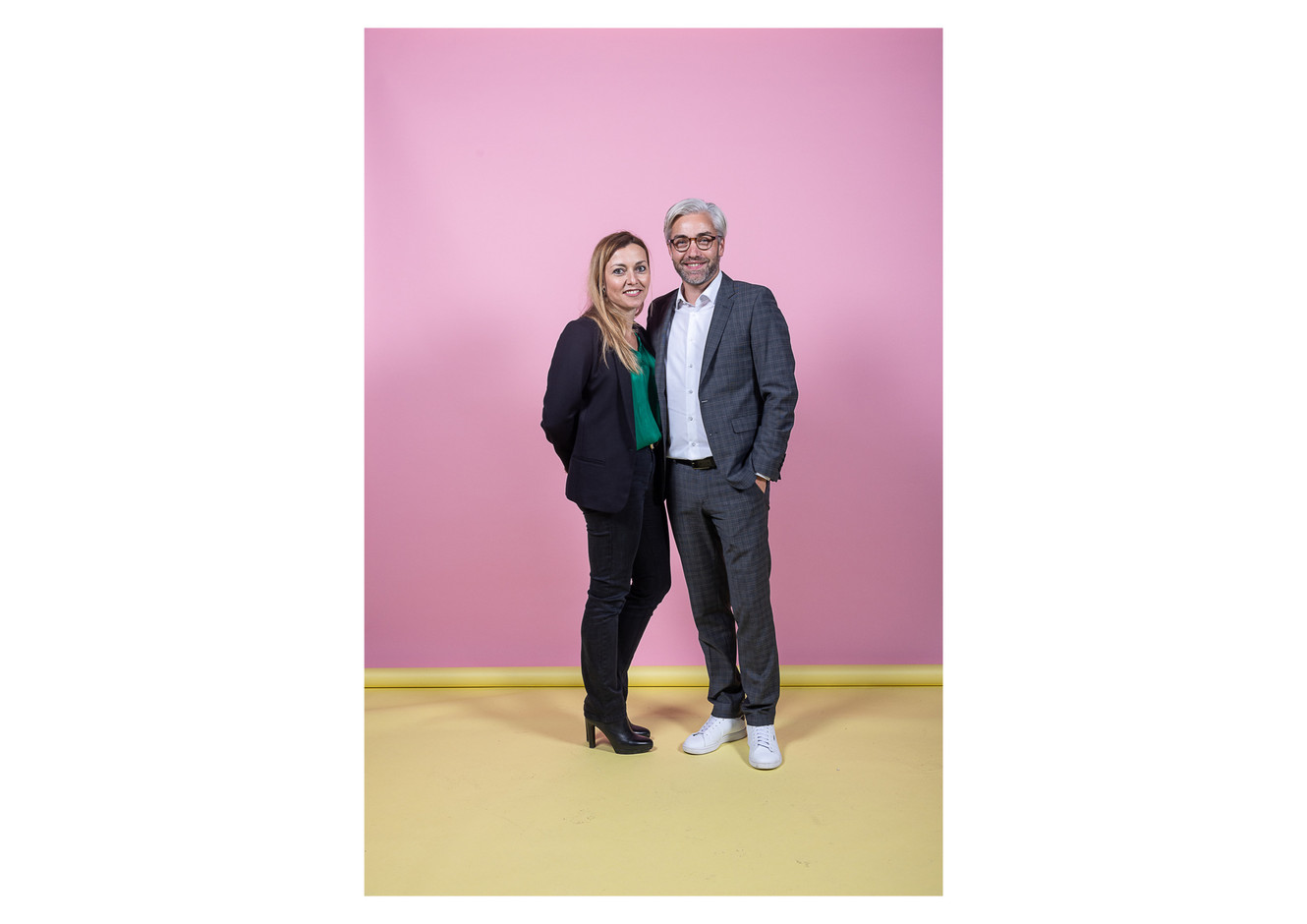 Lauriane Marlier (RH Lab.) and Pierre-Alexis Quirin (Maison Moderne). Photo: Eva Krins/Maison Moderne