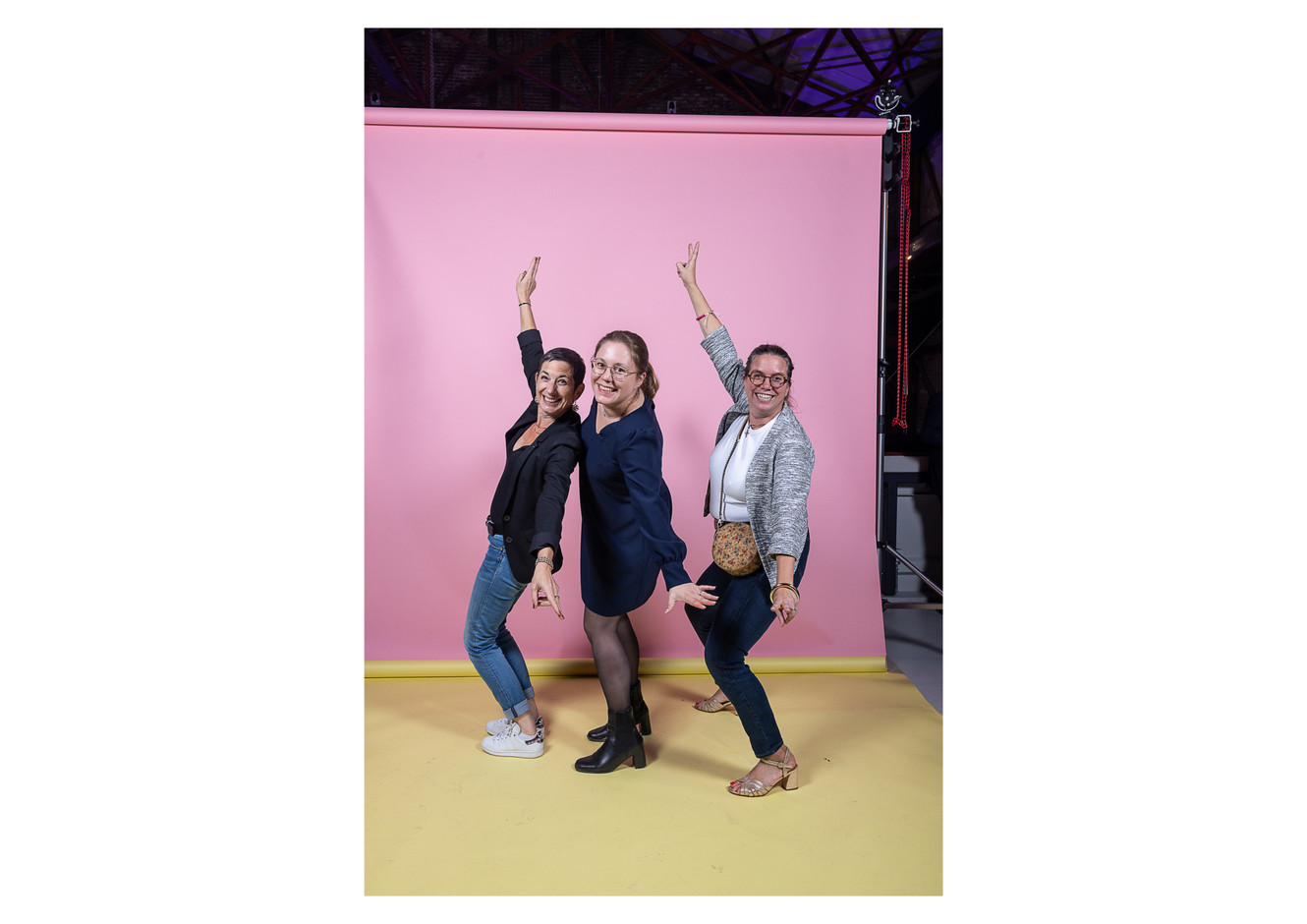 Aline Puget (Maison Moderne), Luisa Nadaud (A&O Shearman) and Emmanuelle Mitchell (Maison Moderne). Photo: Eva Krins/Maison Moderne