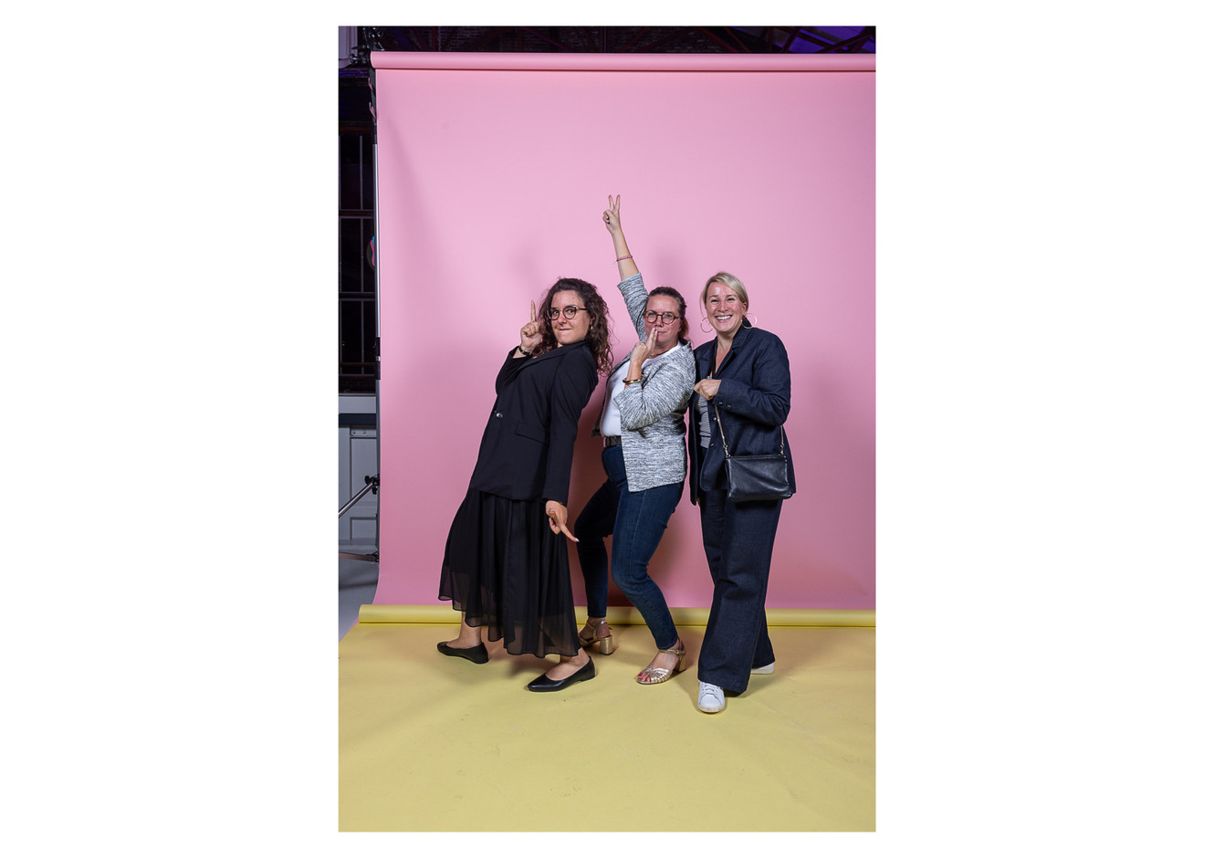 Alessandra Gasso, Emmanuelle Mitchell and Esther Pierard (Paperjam Club). Photo: Eva Krins/Maison Moderne