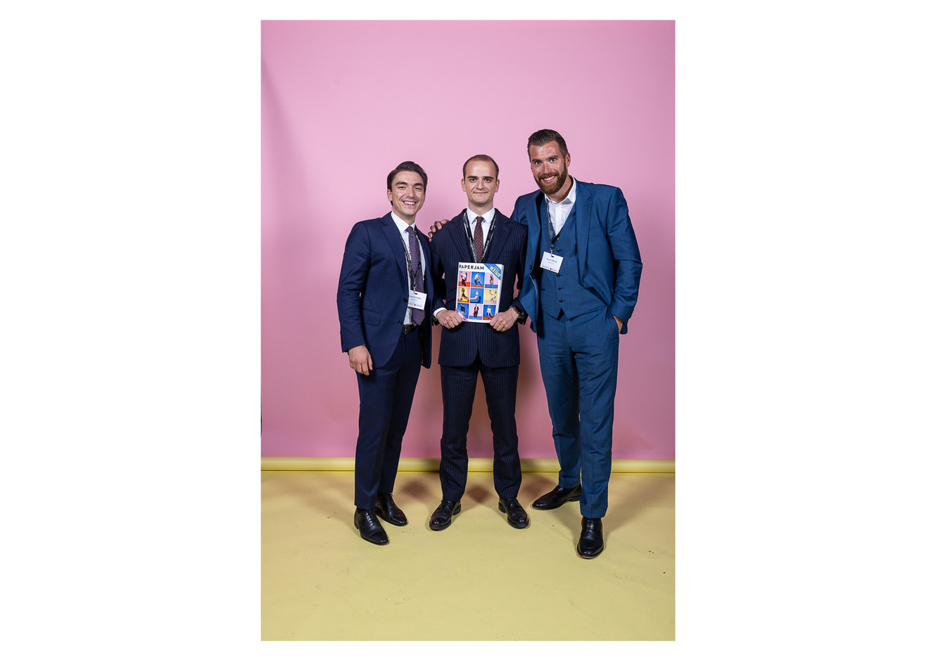 Alessio Pichierri, Lars Hilgert and Yannick Fürpass (Spuerkeess).  Photo: Eva Krins/Maison Moderne