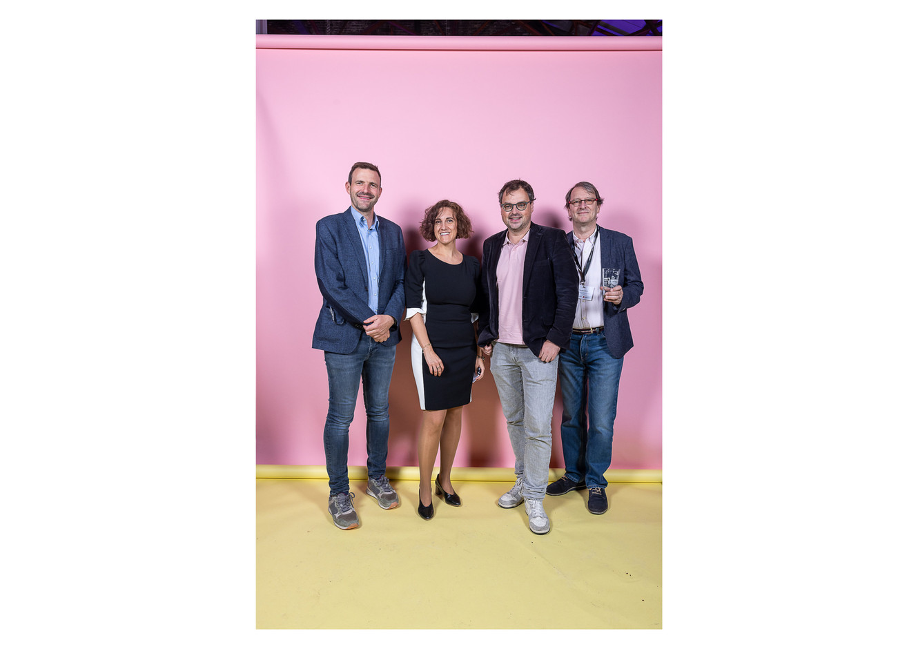 María Martín San Cristobal, Mathieu Lafond (Axa Luxembourg) and Claude Lange (Victor Buck Services). Photo: Eva Krins/Maison Moderne