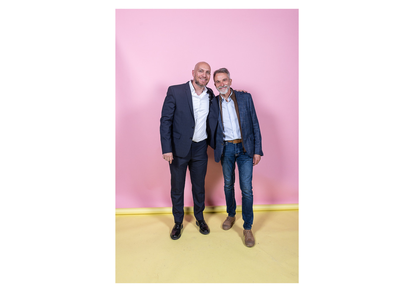 Mohamed Aoun (M&A Finance Studio) and Olivier Noblot (Masselotte). Photo: Eva Krins/Maison Moderne
